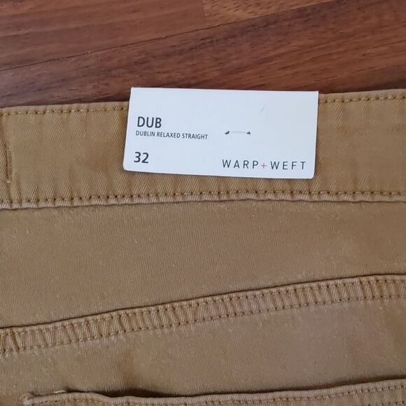 NWT Warp + Weft DUb Dublin Relaxed Straight Jeans Size 32x32 - Picture 6 of 9
